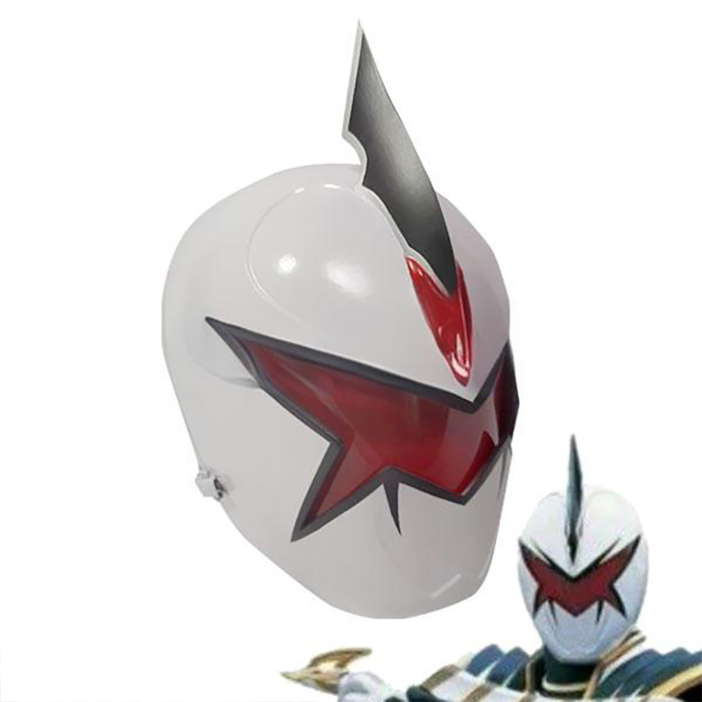 Power Rangers Dino Thunder White Dino Ranger Helmet 3D Printed Cosplay Accessory Prop